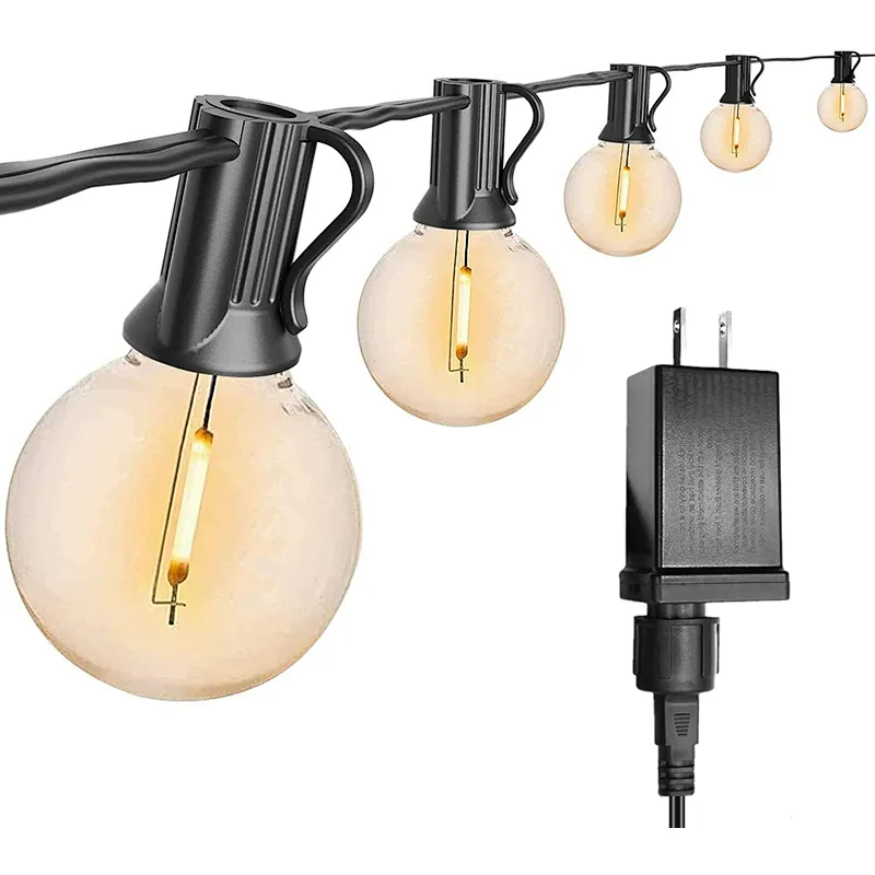Solar outdoor led string lights