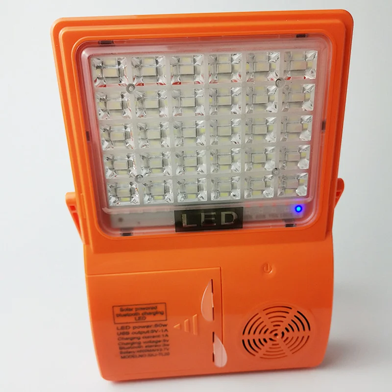 Solar Bluetooth flat lamp