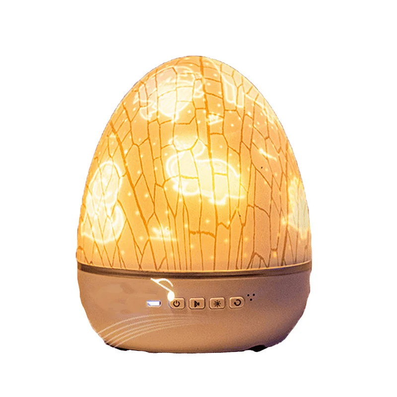 Cracked egg projection lamp
