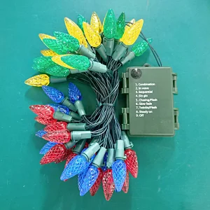C3 C6 Solar Strawberry decorative light string