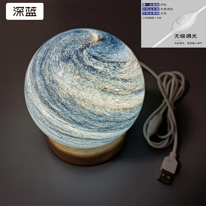 USB remote control warm light planet light