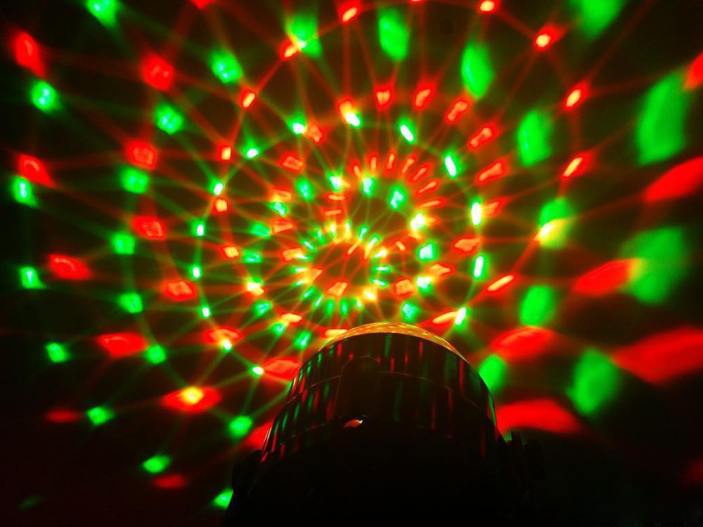 Car dj mini led magic ball