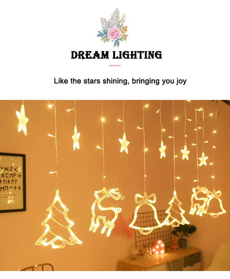 LED Christmas Curtain Lights