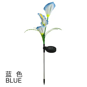 Solar PVC tulip floor lamp