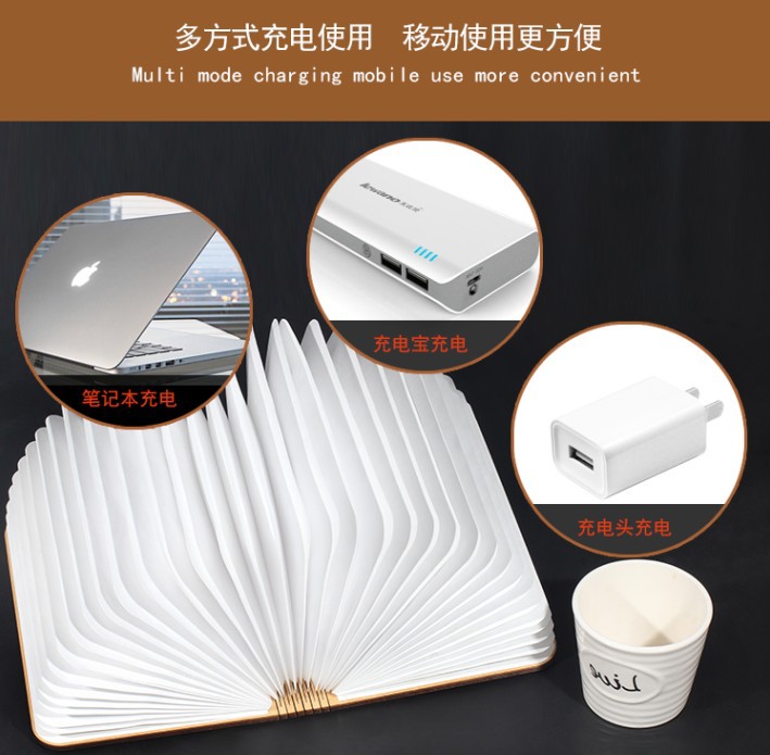 Intelligent Automatic Transformation Book Lamp