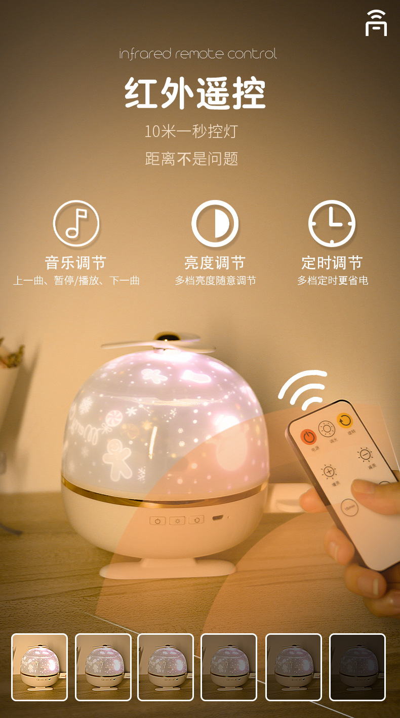 Small Plane Projection Lamp