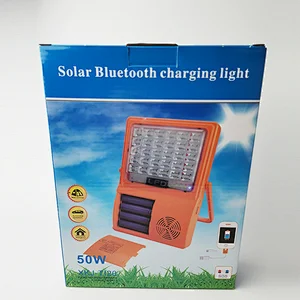 Solar Bluetooth flat lamp