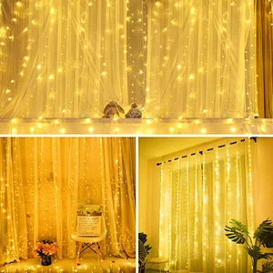 LED curtain  string lights