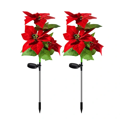 Poinsettia floor lamp