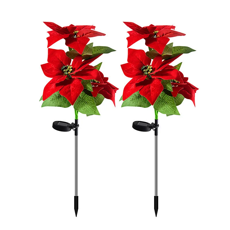 Poinsettia floor lamp
