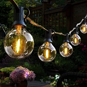 Solar outdoor led string lights
