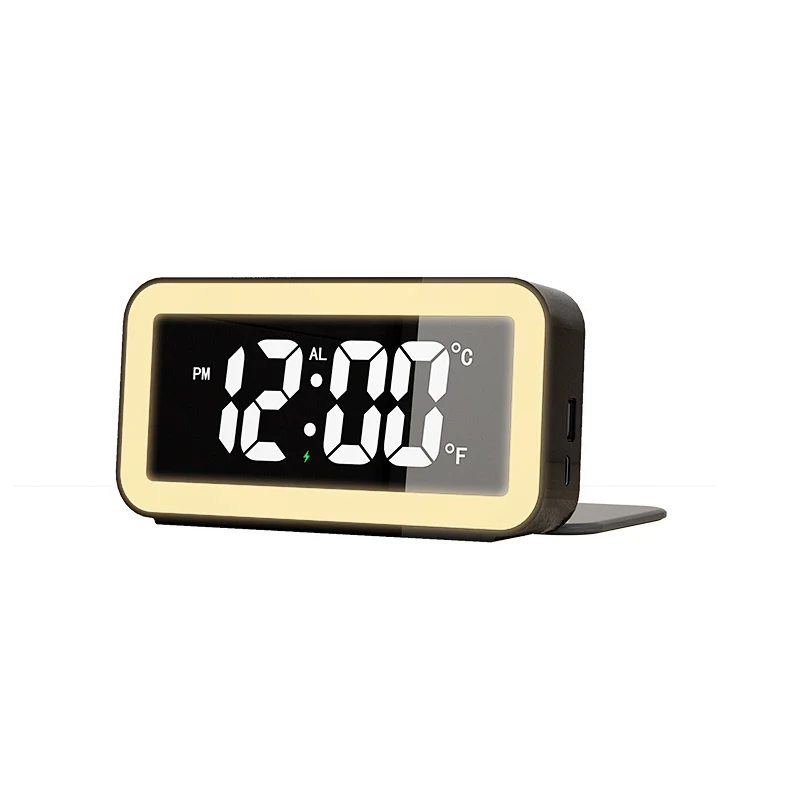 Alarm clock night light wireless charger