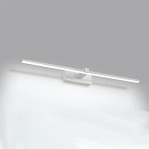 Aluminum silicon frosted white black led mirror lights