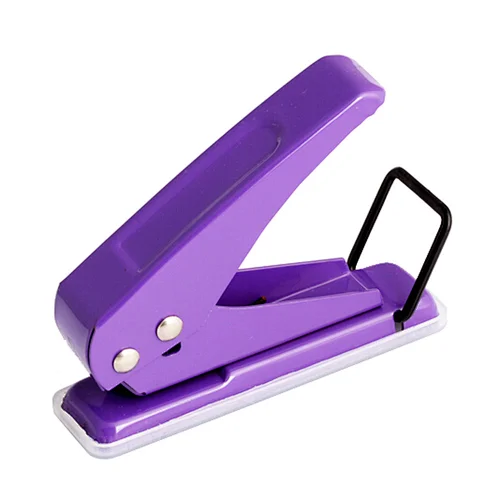 metal single hole paper punch