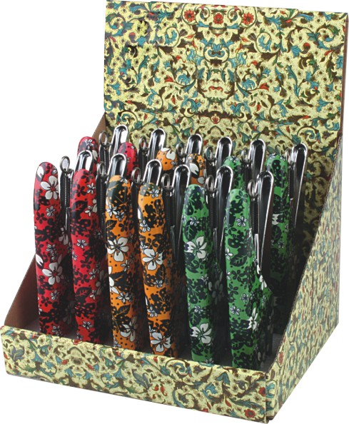 desktop stationery 14 sheets floral stapler
