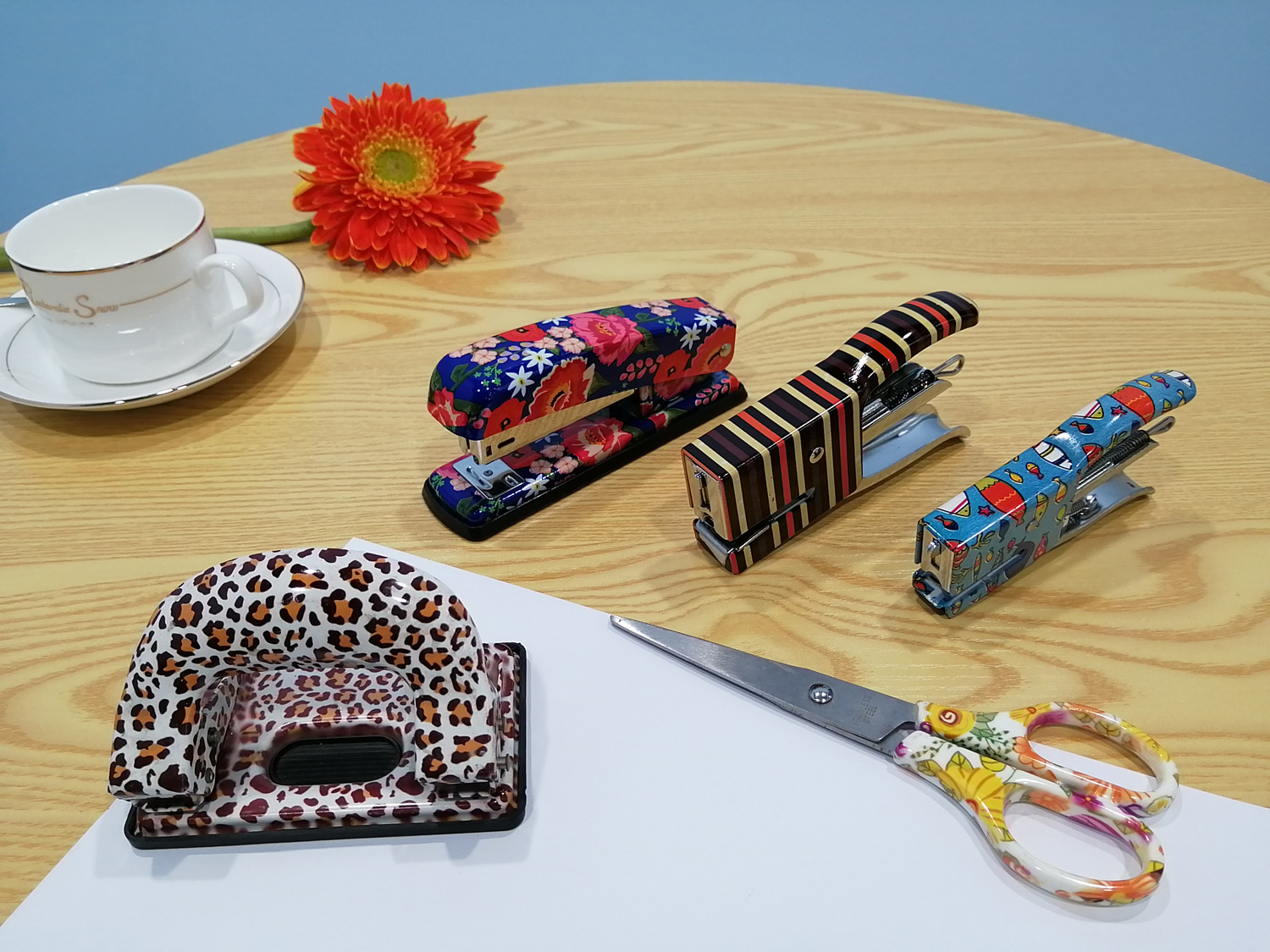 floral stationery set