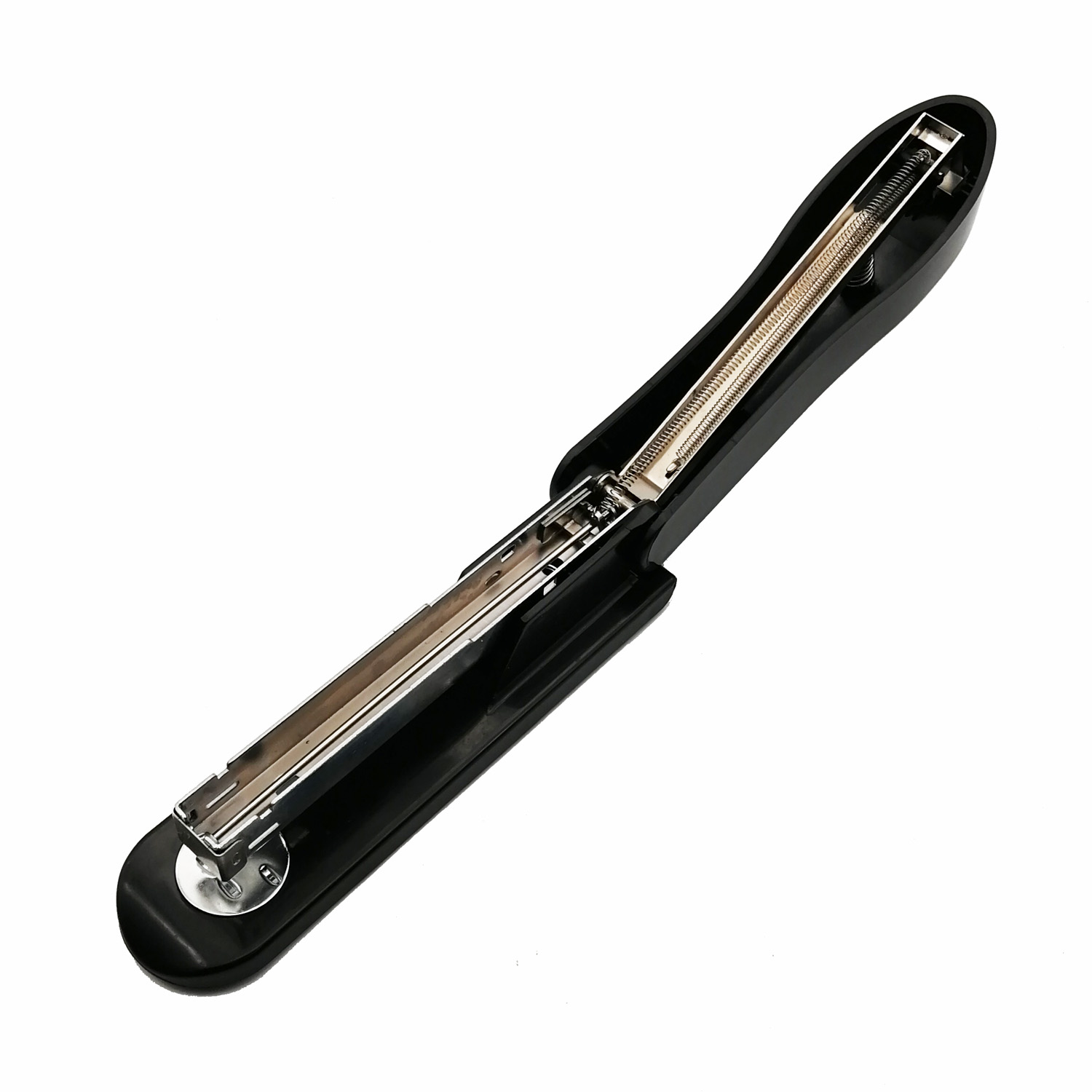 office stationery black plastic full strip stapler