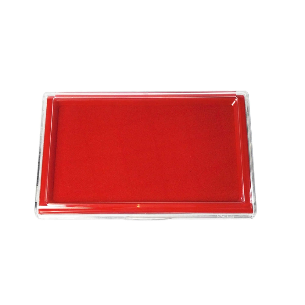 plastic shell red ink pad