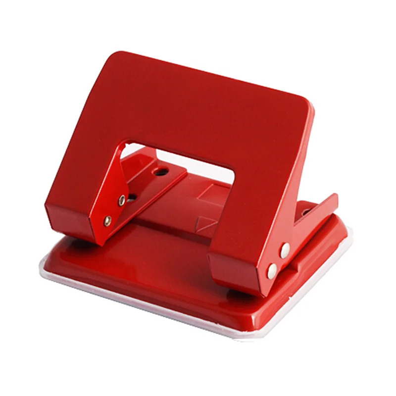 office stationery desktop paper punch 2 hole puncher china