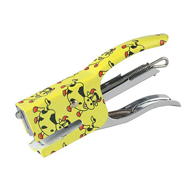 Fancy floral printed hand plier stapler supplier from Ningbo Emda China