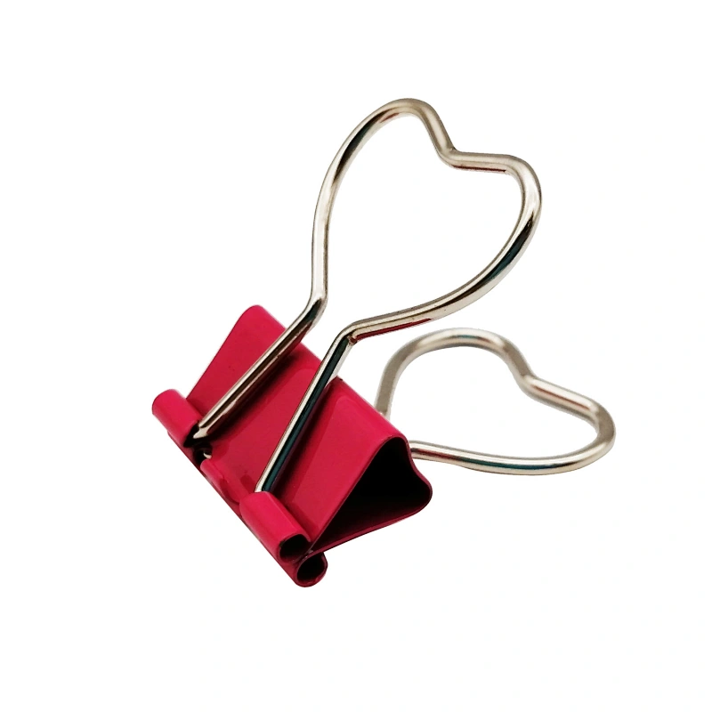 heart shaped binder clip