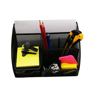 black desk organizer