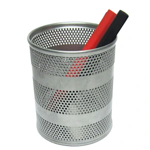 metal mesh pen holder