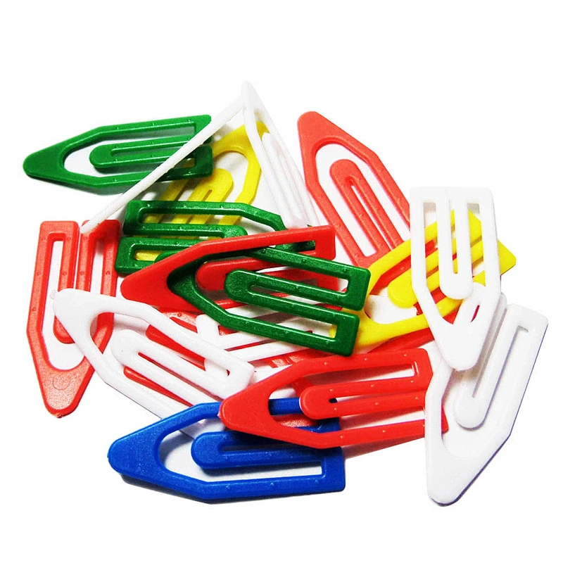 office colorful paper clips