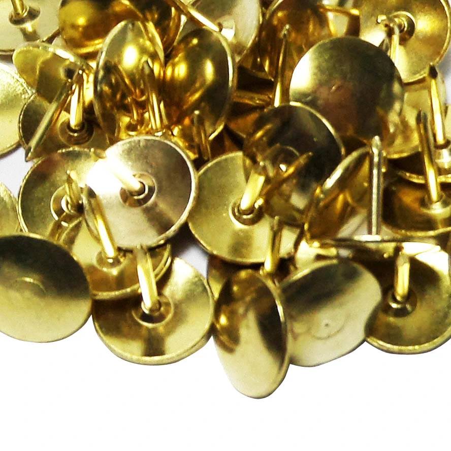 wholesale office gold push pin
