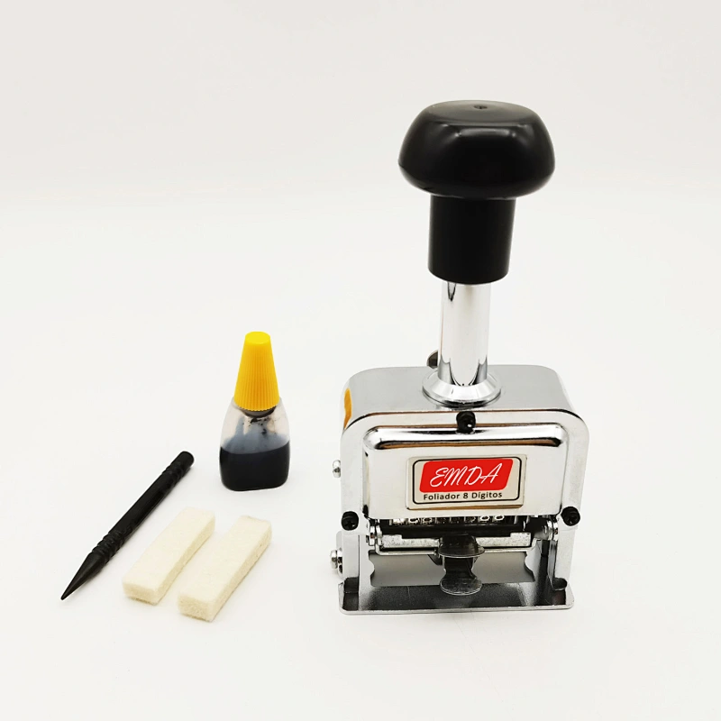 self inking automatic serial number stamp