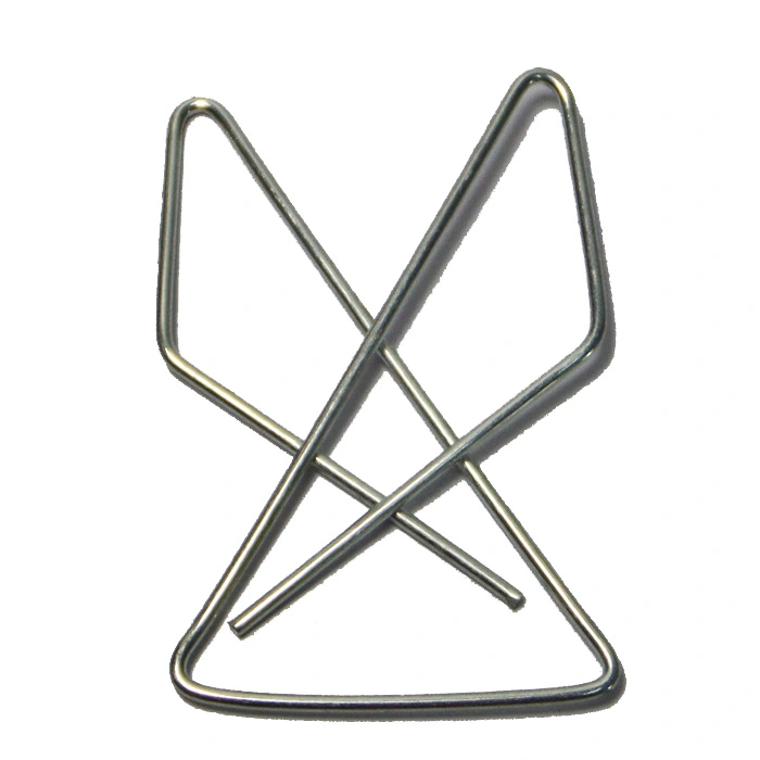 office steel butterfly shaped paper clips