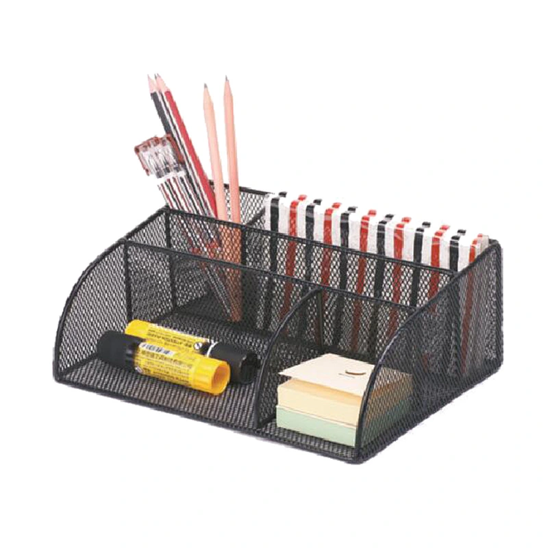office metal mesh desk organizer factory from China Ningbo Emda