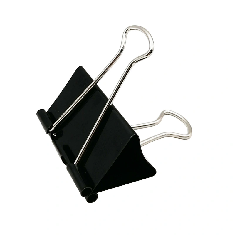 black binder clip