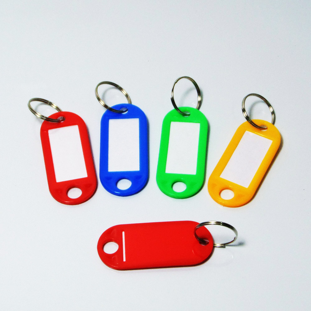 different colors blank key ring