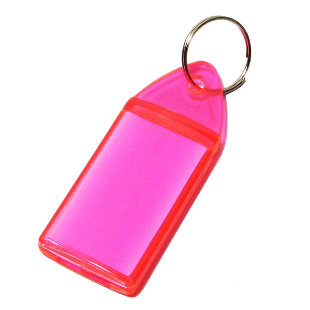 transparent key tag plastic factory price China