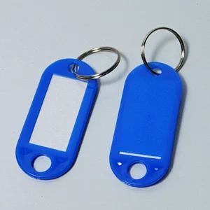 blank plastic key ring China factory