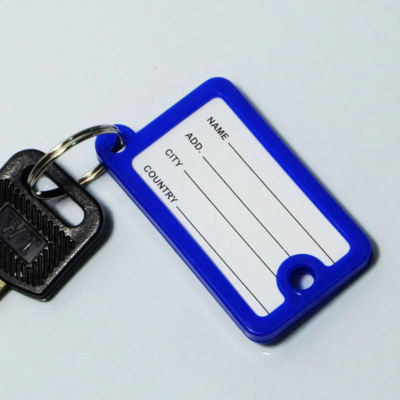 china key tag cheap plastic pp blank key holder manufacturer
