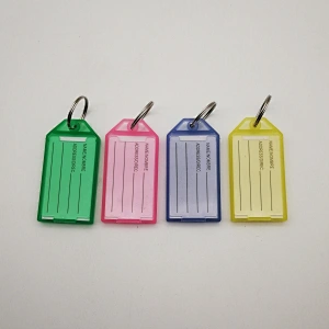 wholesale price ID lable key tags customer plastic key holder