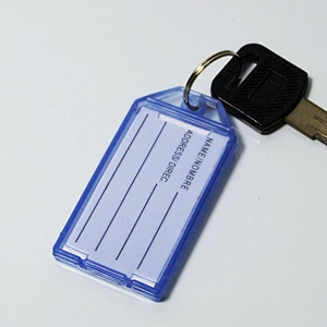 wholesale ID lable key tags customer key ring  China factory