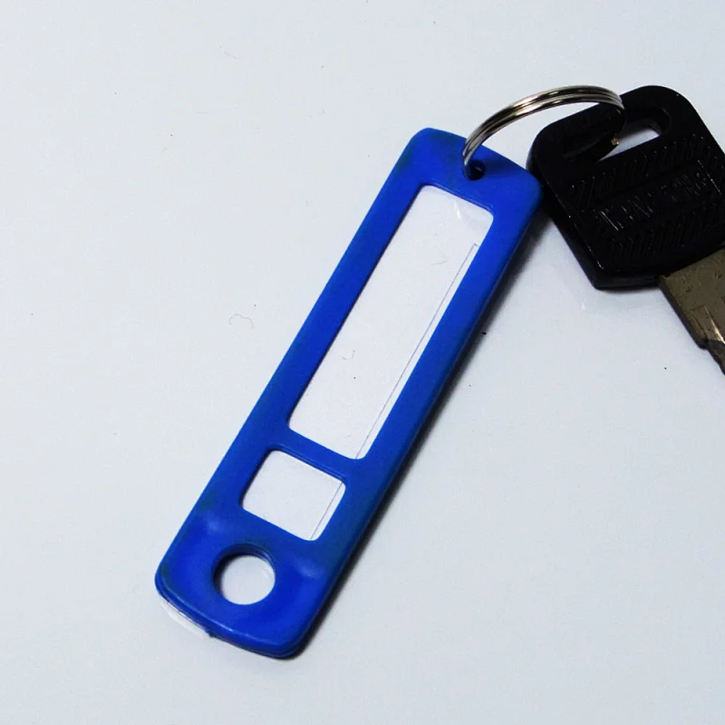 Office China wholesale plastic office blank hotel key tag factory