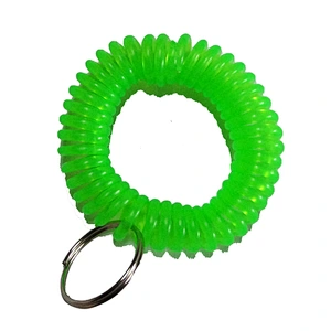 anti-lost portable spring bracelet key holder for outdoor sports