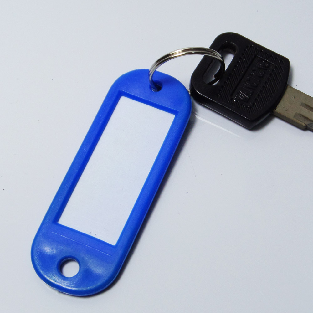 blank key tag plastic key holder