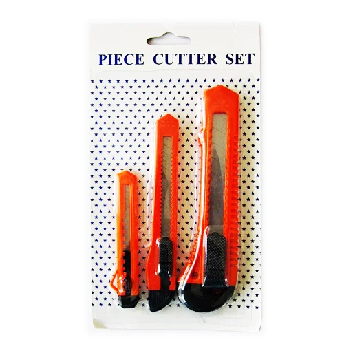 wholesale price 3pcs utility knife set made in china