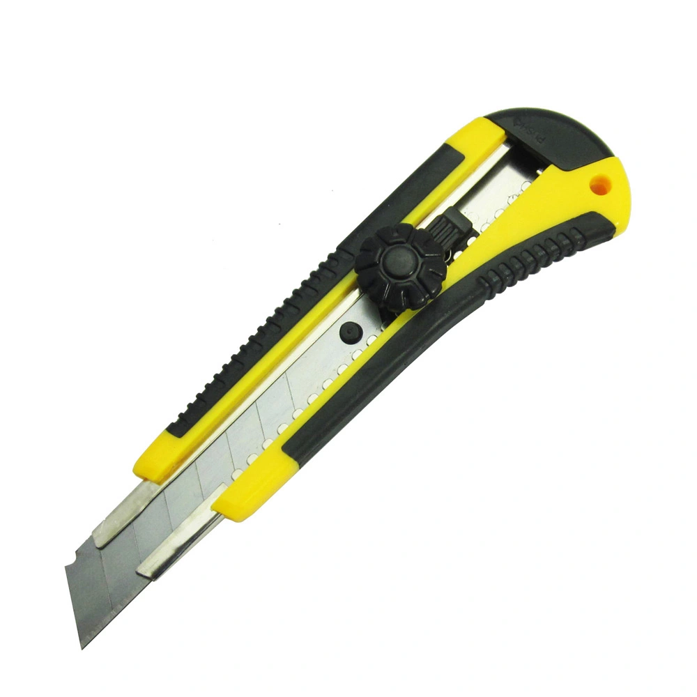 tpr grip utility knife box cutter professional china ningbo supplier