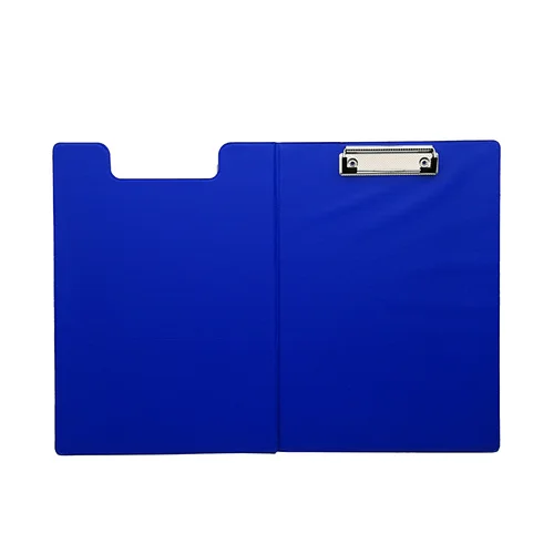 A4 PVC cover foldable clip board from factory made in china