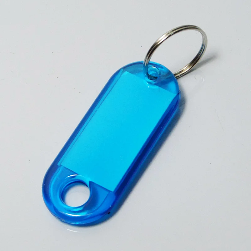plastic room hotel clear key holder
