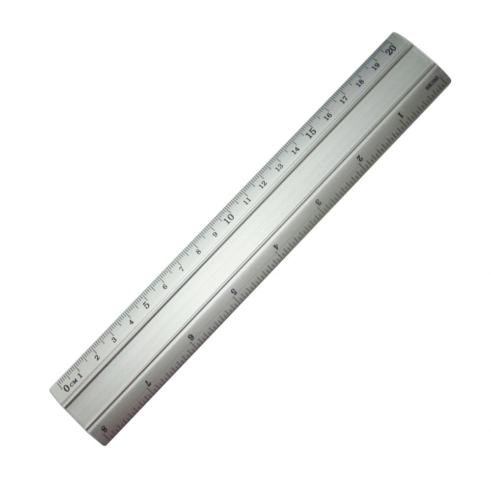 wholesale price 20cm aluminium ruler metal ruler