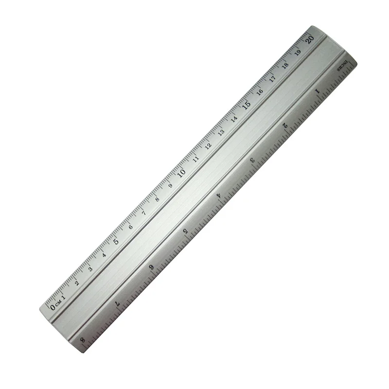 quality 20cm ruler aluminium metal ruler supplier from china