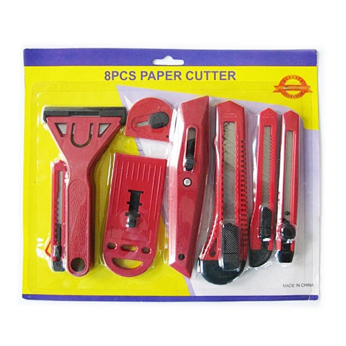 wholesale china price multifunctional 8pcs knife utility