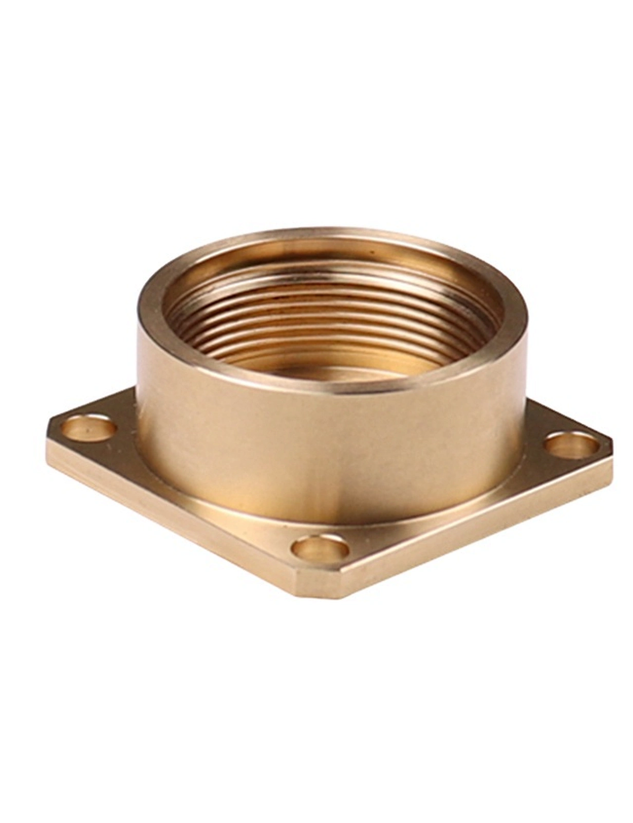 Customized CNC Machining Part brass flange bushing